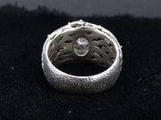 Ornate Orrock 'Diamond' Scottish Gold and Sterling Silver Ring
