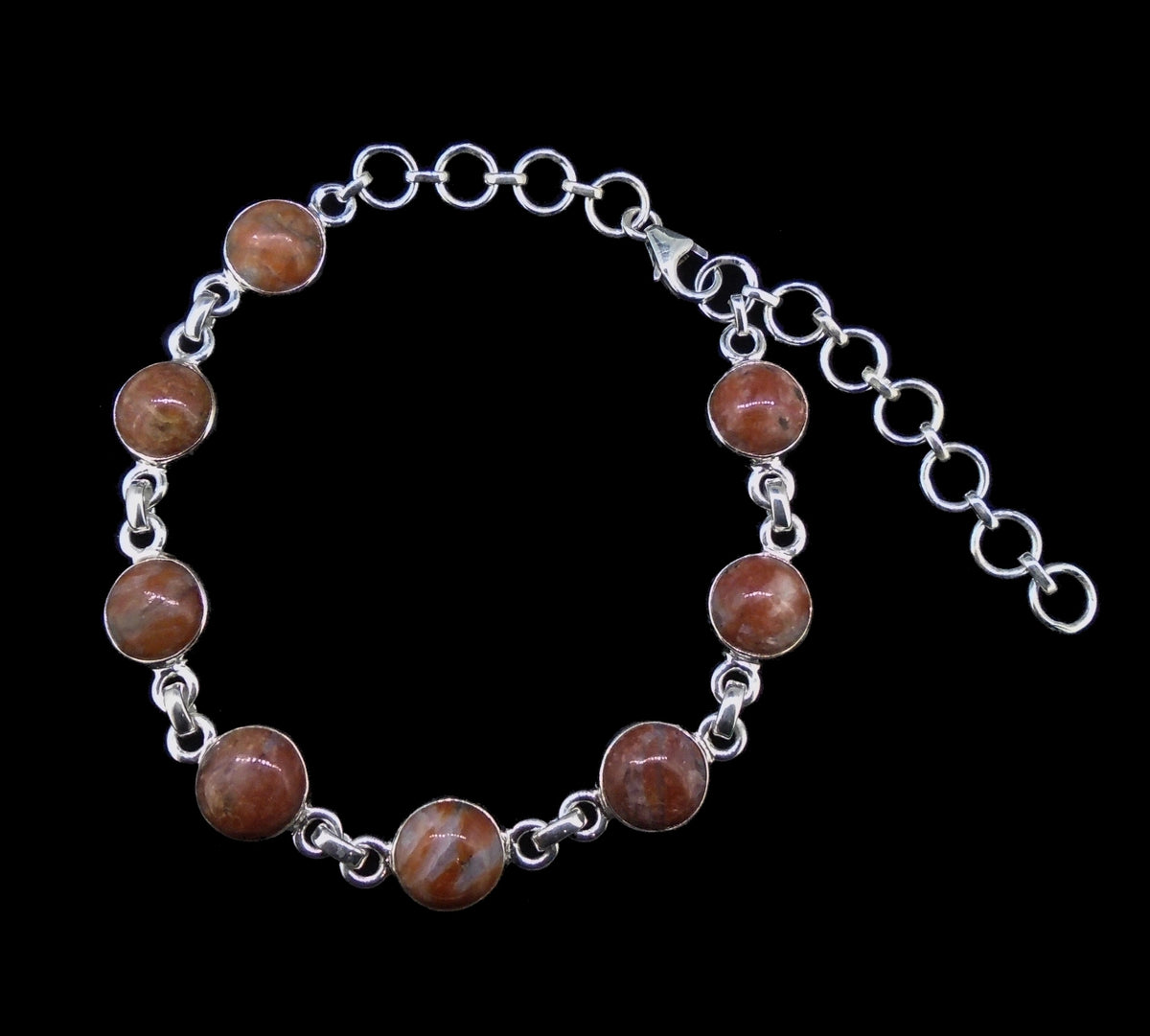 Scottish Lewisian Sterling Silver Adjustable Bracelet