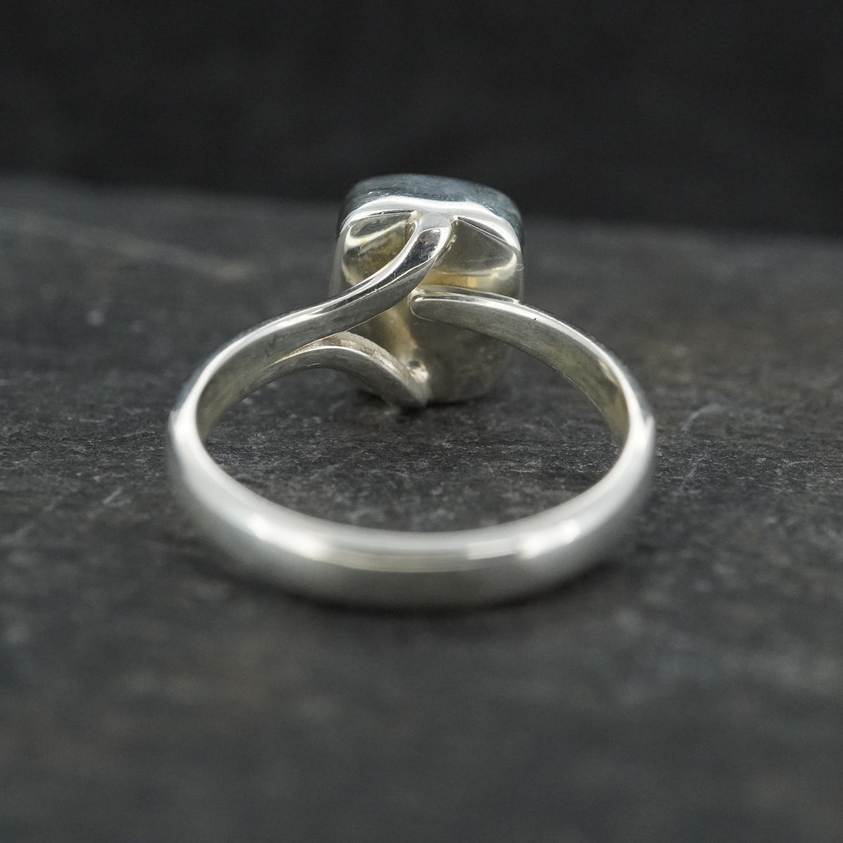 Rose Quartz Sterling Silver Adjustable Ring