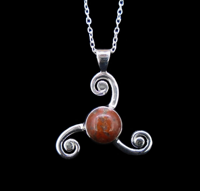 Lewisian Pictish Wheel Sterling Silver Pendant