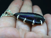 Sugilite Sterling Silver Fancy Pendant