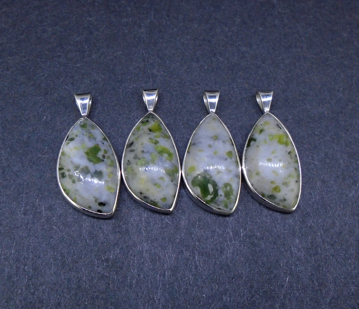 Iona Marble Sterling Silver Pendant