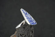 Old Willow Sterling Silver Adjustable Ring