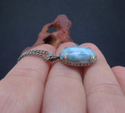 Larimar Sterling Silver Pendant