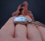 Larimar Sterling Silver Pendant