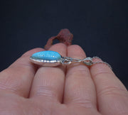 Amazonite Sterling Silver Celtic Pendant