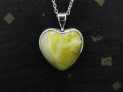 Highland Marble Sterling Silver Heart Pendant