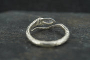 Kingdom 'Diamond' Sterling Silver Serpent Ring