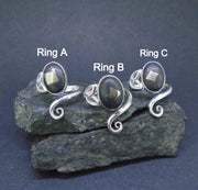 Easdale Gold Sterling Silver Celtic Ring