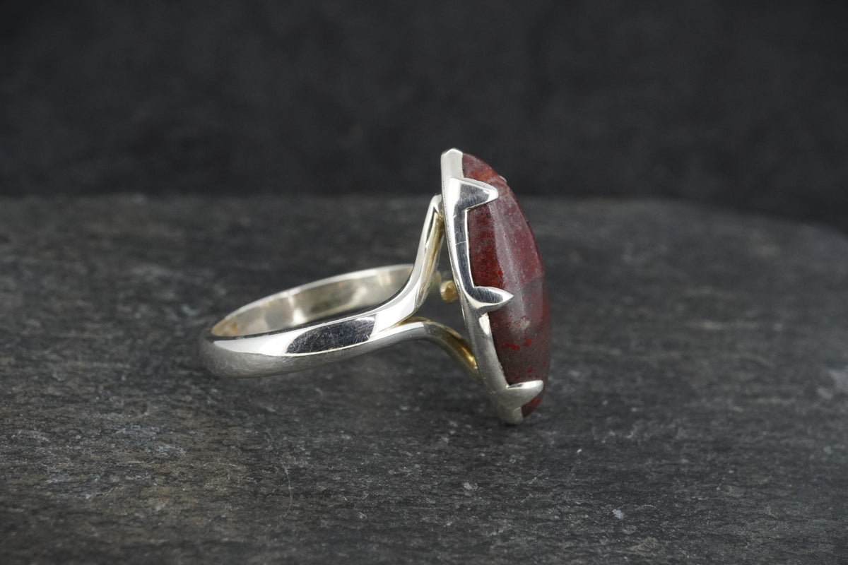 Arthur's Seat Jasper Sterling Silver Ring