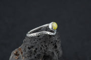 Skye Marble Sterling Silver Serpent Ring