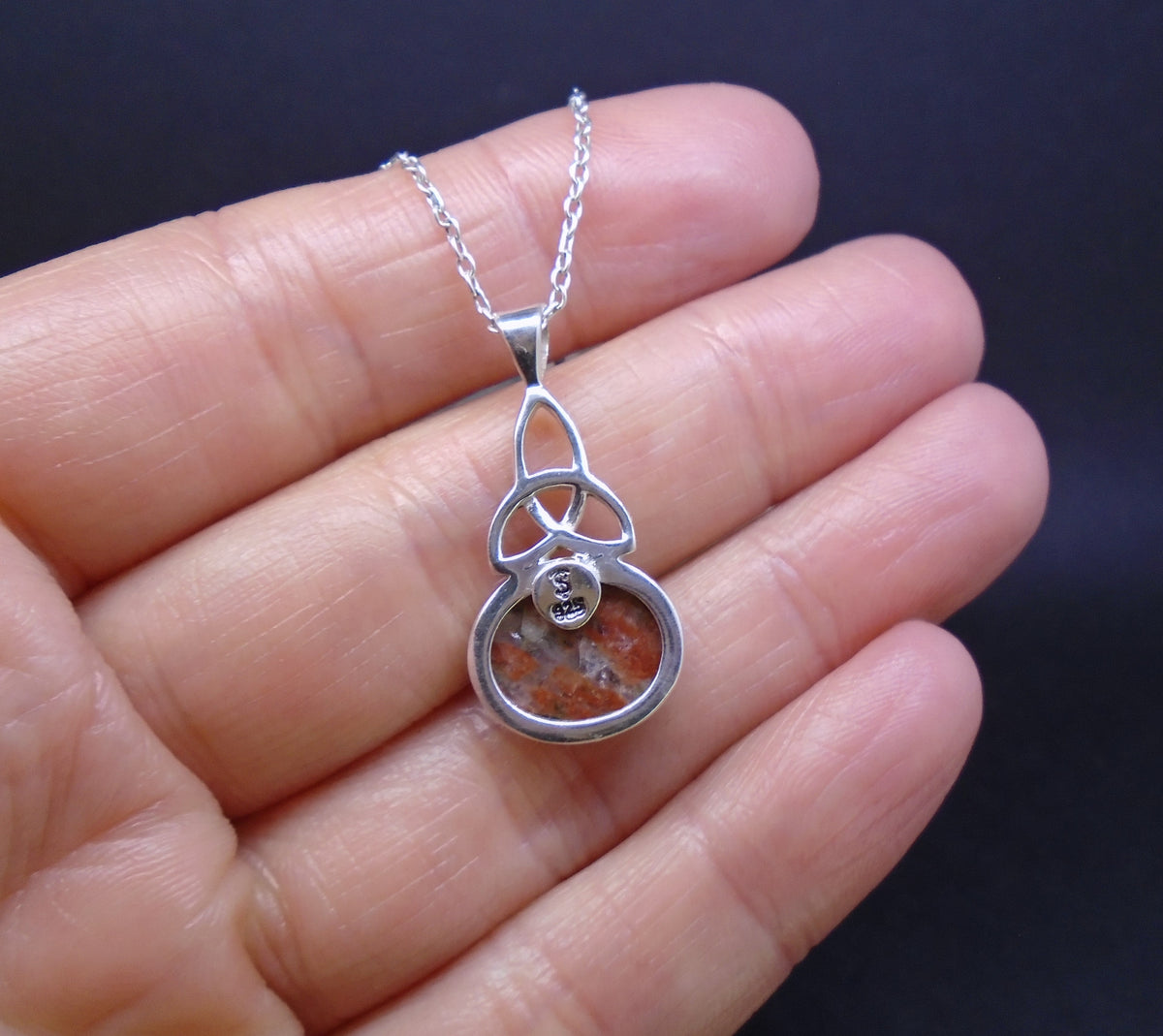 Lewisian Sterling Silver Celtic Pendant