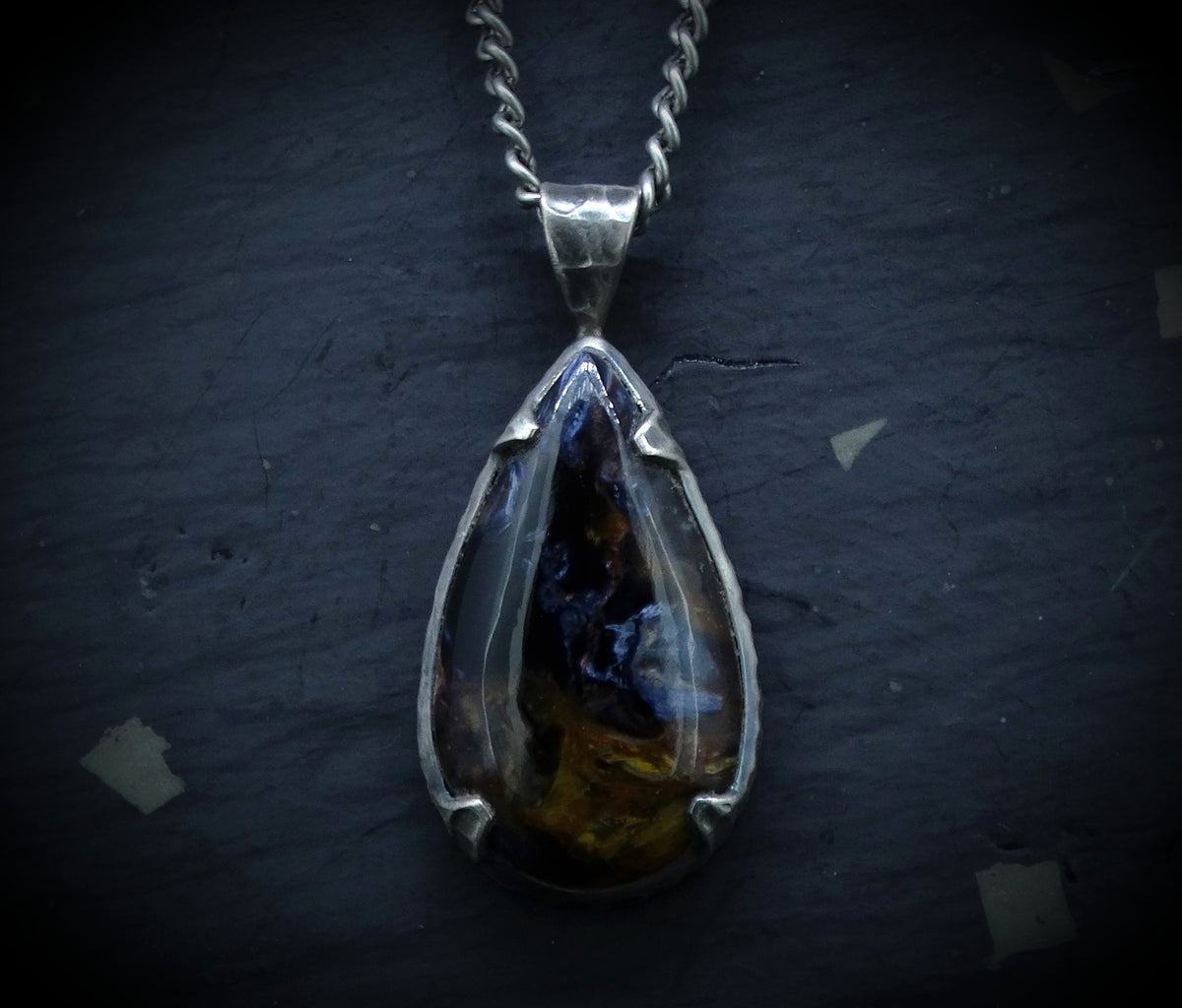 Pietersite Sterling Silver Pendant