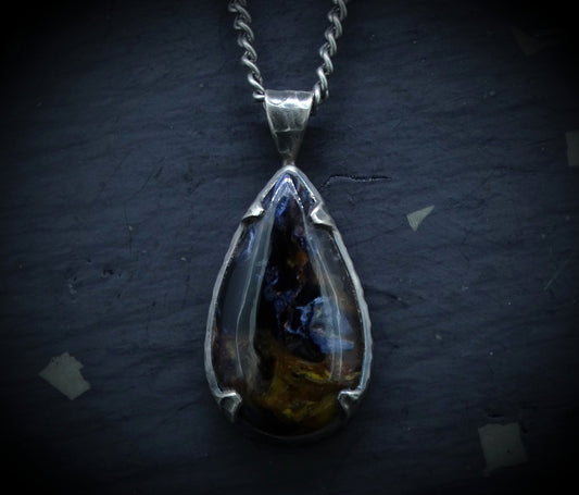 Pietersite Sterling Silver Pendant