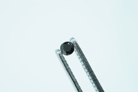 Round Deep Blue Rare Scottish Sapphire Gemstone