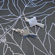 Highland Marble  Sterling Silver Celtic Cross Earrings