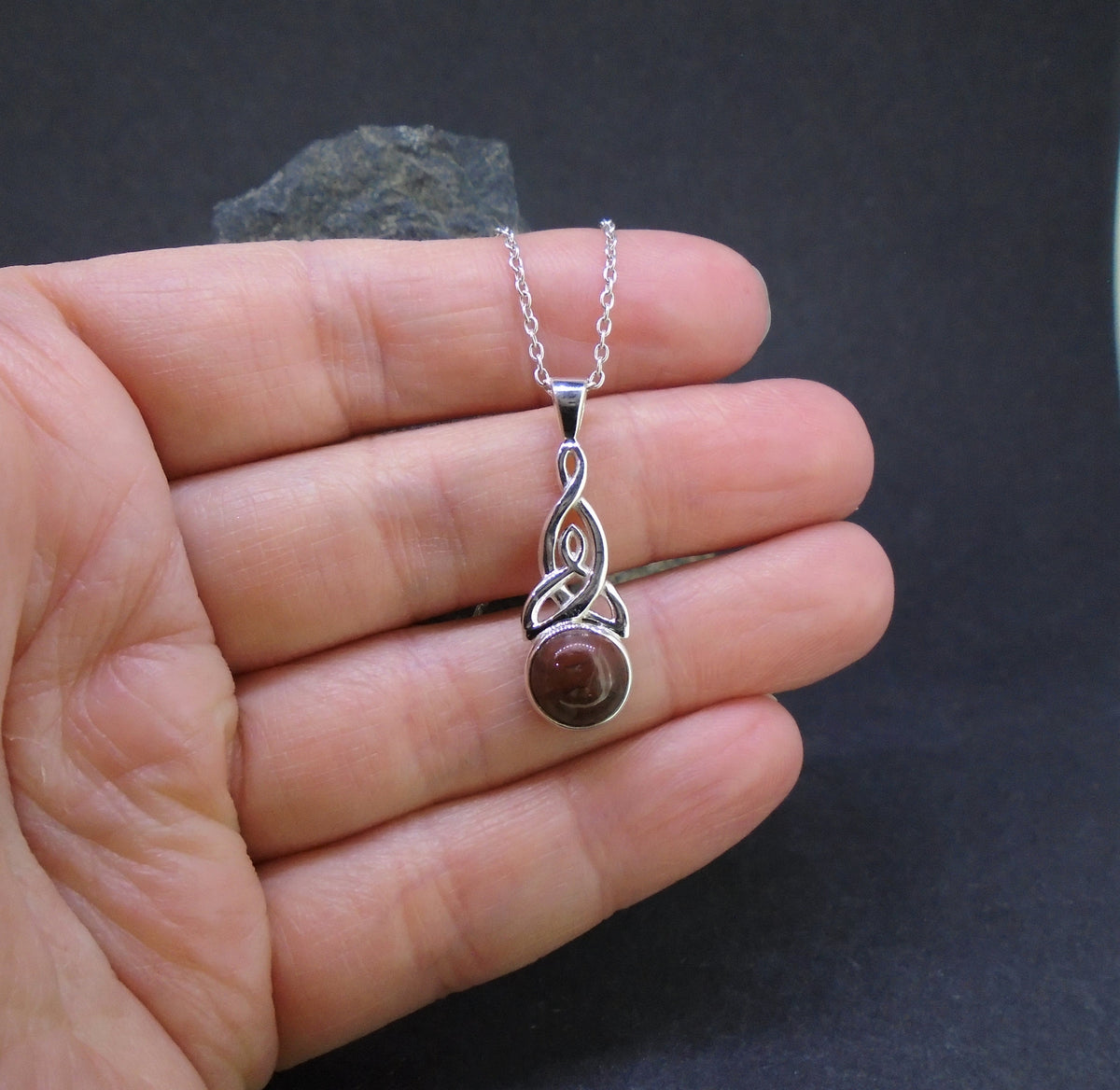 Lewisian Celtic Knot Sterling Silver Pendant