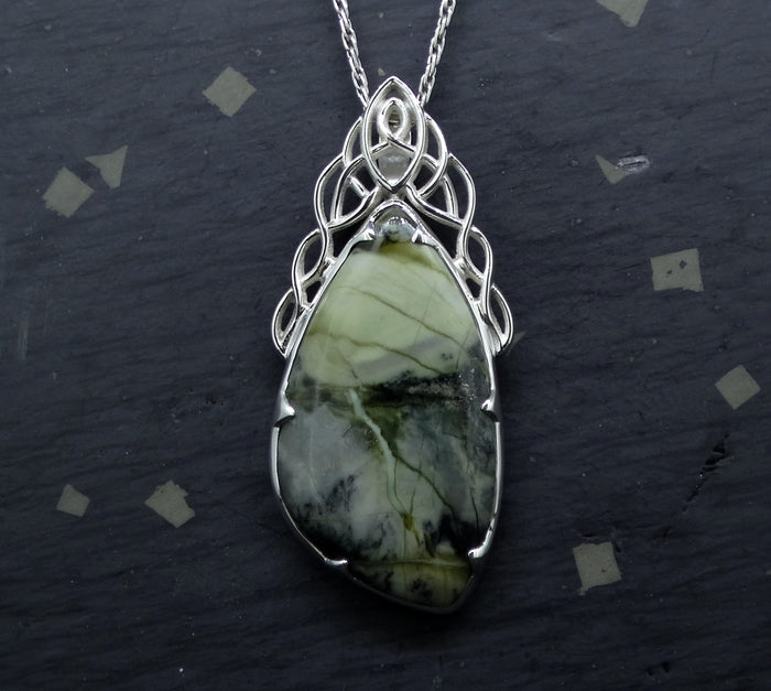Skye Marble Celtic Waterfall Sterling Silver Pendant