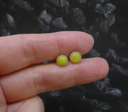 Highland Marble Sterling Silver Stud Earrings (6mm)