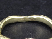 Rare Scottish Sapphire and Diamond Ring with Scottish Gold Band