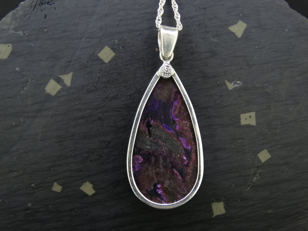 Sugilite Sterling Silver Pendant