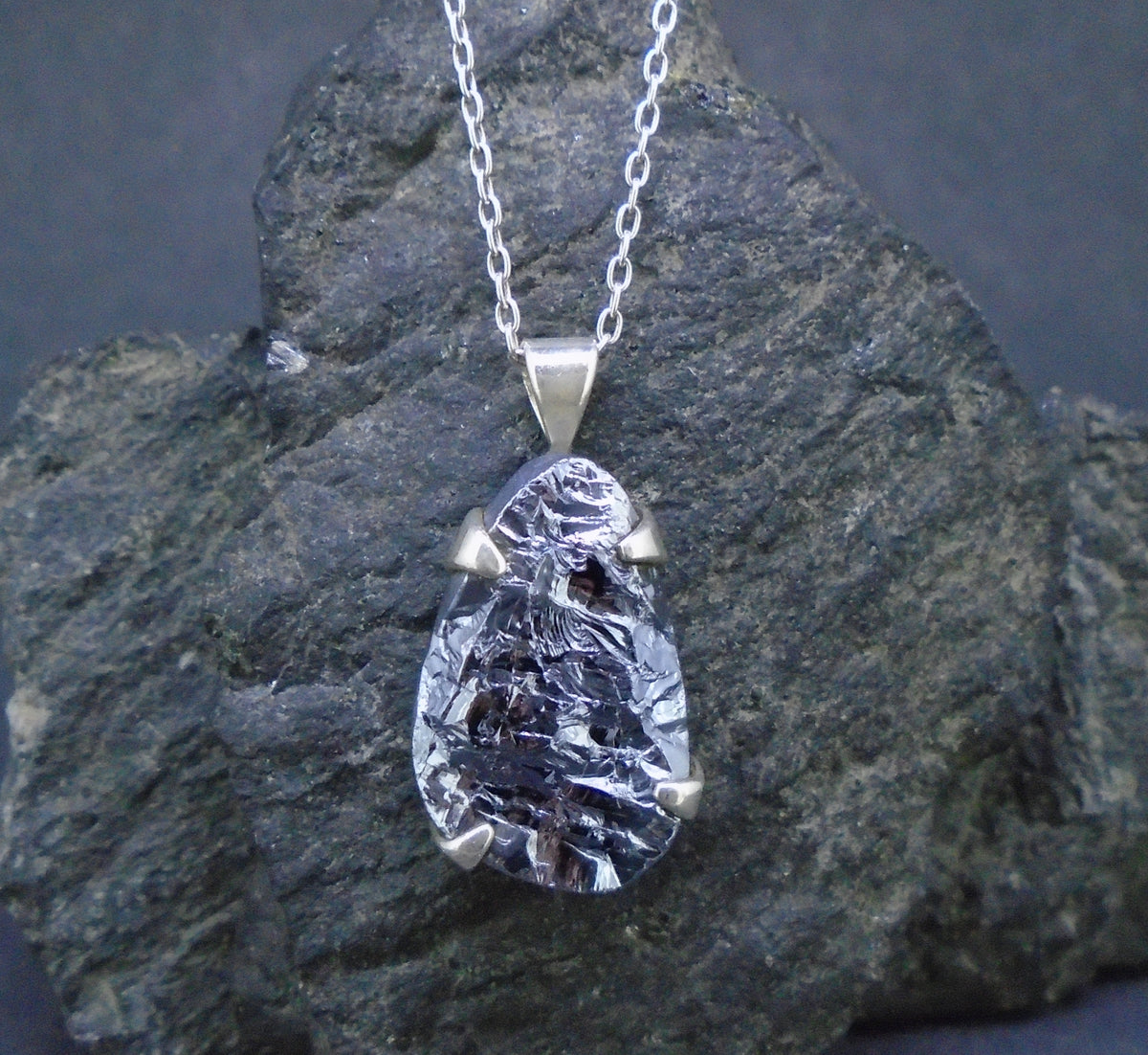 Silicon Sterling Silver Pendant