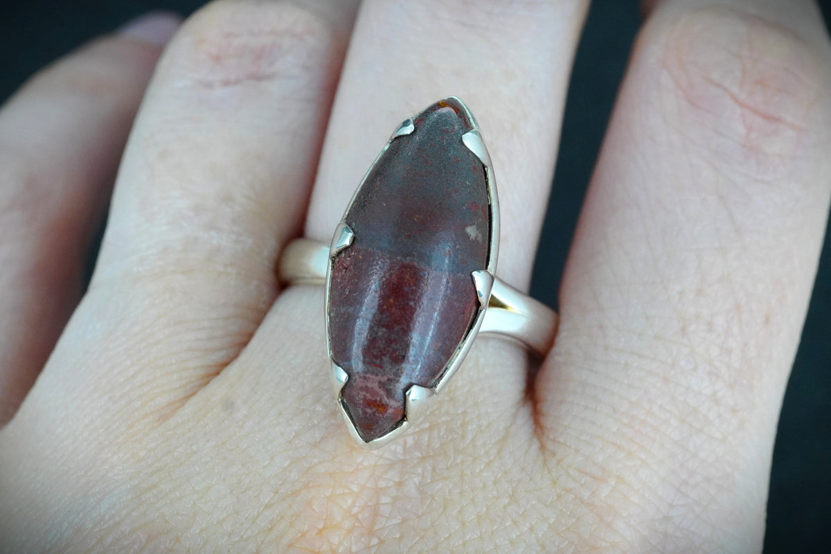 Arthur's Seat Jasper Sterling Silver Ring