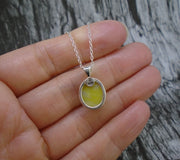 Petite Highland Marble Sterling Silver Pendant