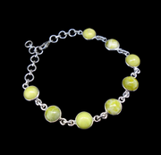 Highland Marble Sterling Silver Adjustable Bracelet