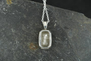 Cairngorm Quartz Sterling Silver Pendant