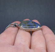 Labradorite Sterling Silver Pendant
