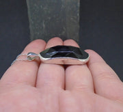 Whitby Jet Sterling Silver Pendant