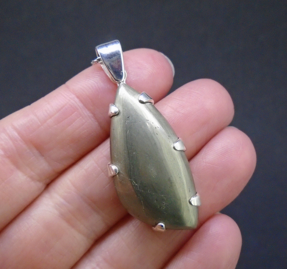 Scottish Pyrite Sterling Silver Pendant