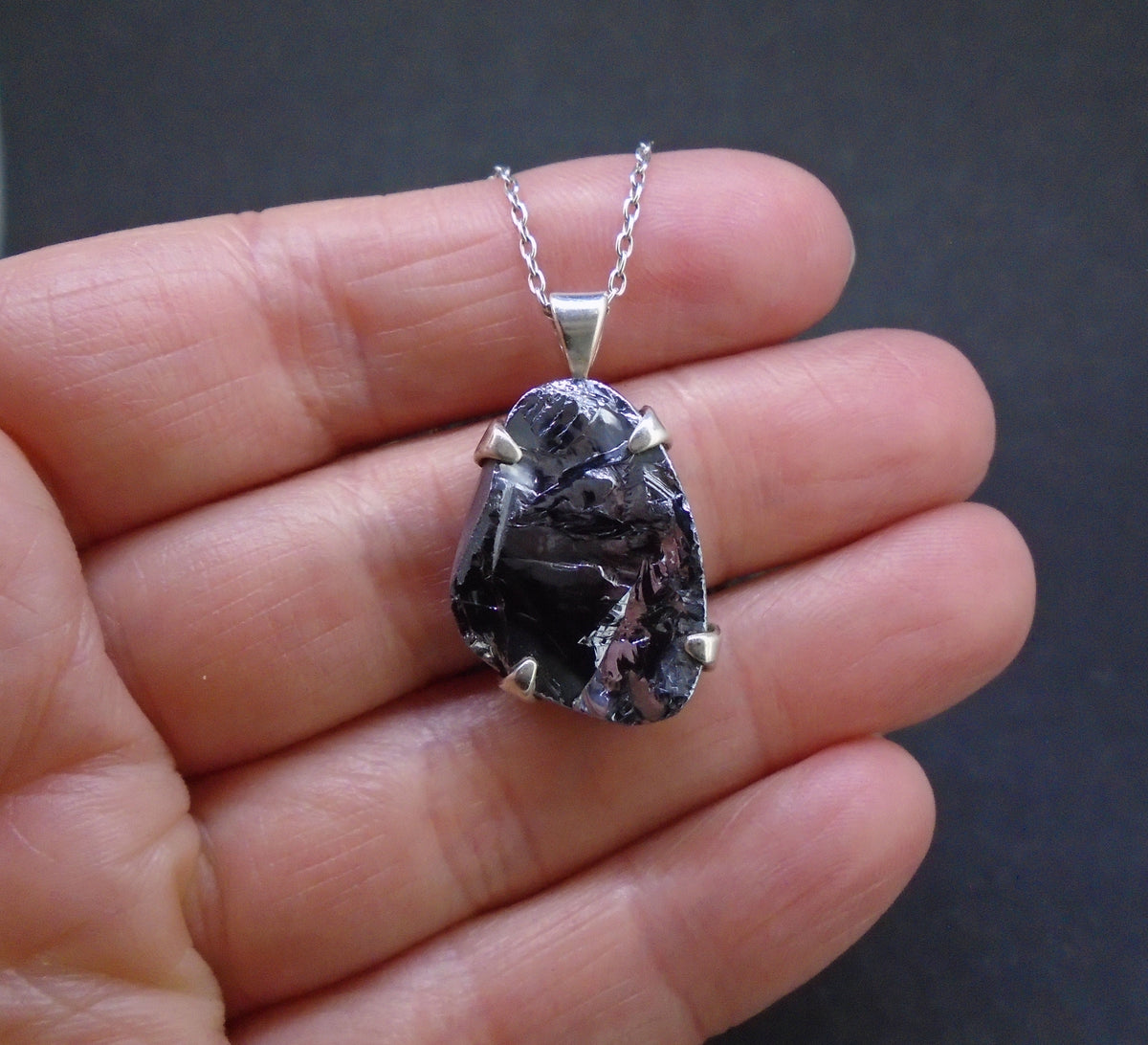 Silicon Sterling Silver Pendant