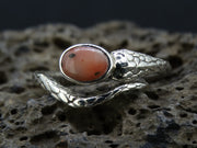 Scottish Isla Rose Sterling Silver Serpent Ring