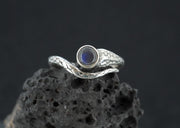 Labradorite Sterling Silver Serpent Ring
