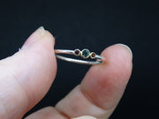 Scottish Sapphire and Elie Rubies with Scottish Gold Ring