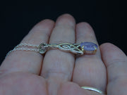 Scottish Orrock Amethyst with Scottish Gold and Sterling Silver Pendant