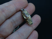 Scottish Sapphire, Elie Ruby and Diamond Pendant with 14ct Scottish Gold