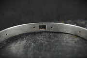 Scottish Sapphire & Diamonds with Scottish Gold, Sterling Silver Bracelet