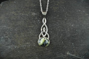 Skye Marble Sterling Silver Celtic Mother & Child Pendant