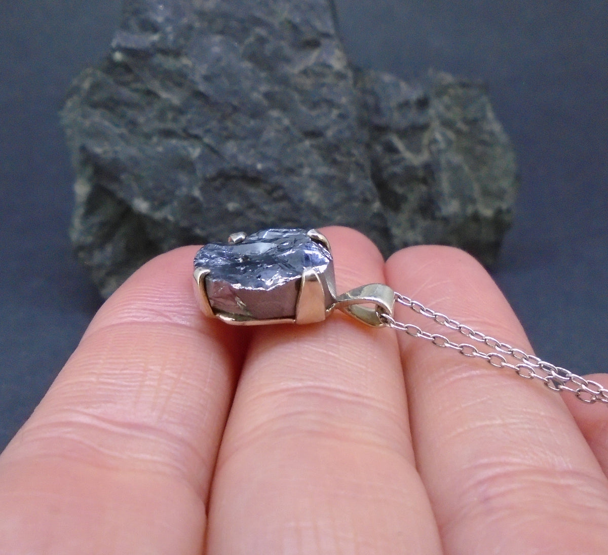 Silicon Sterling Silver Pendant