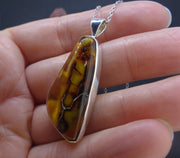 Baltic Amber Sterling Silver Pendant