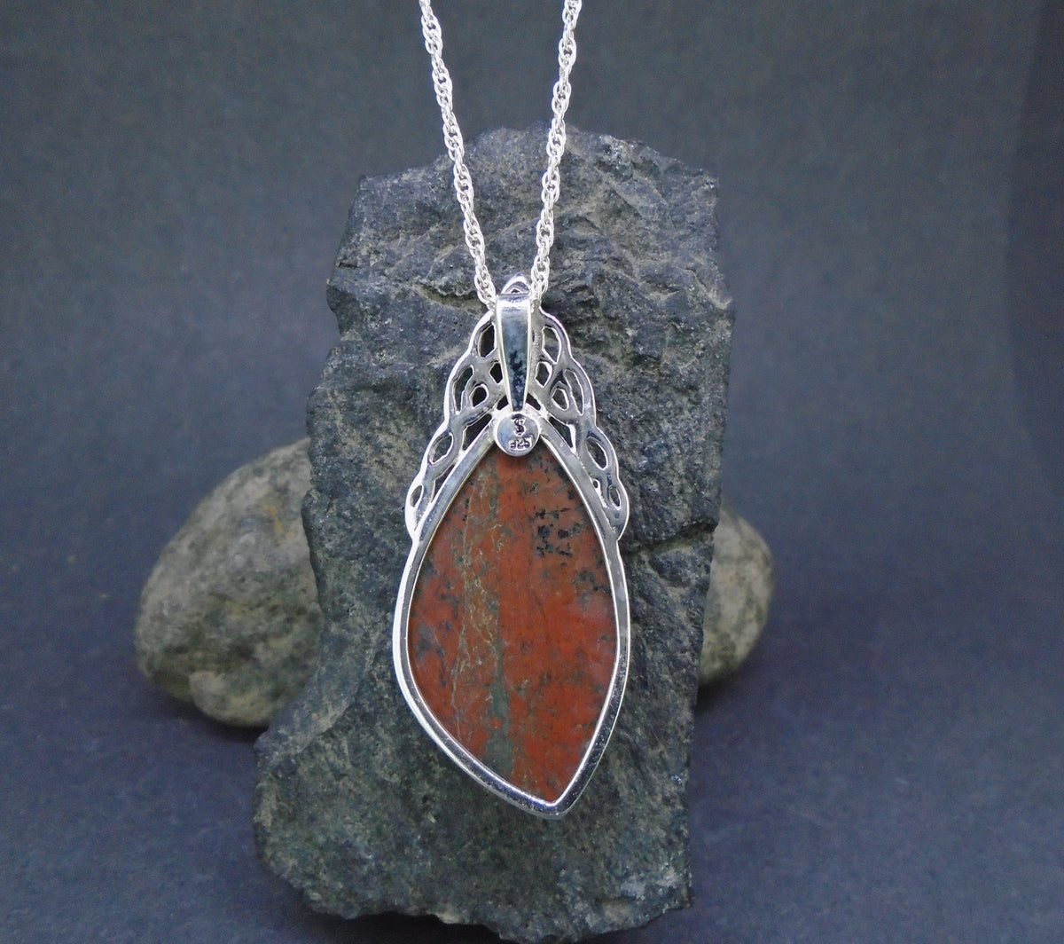 Lewisian Celtic Waterfall Sterling Silver Pendant