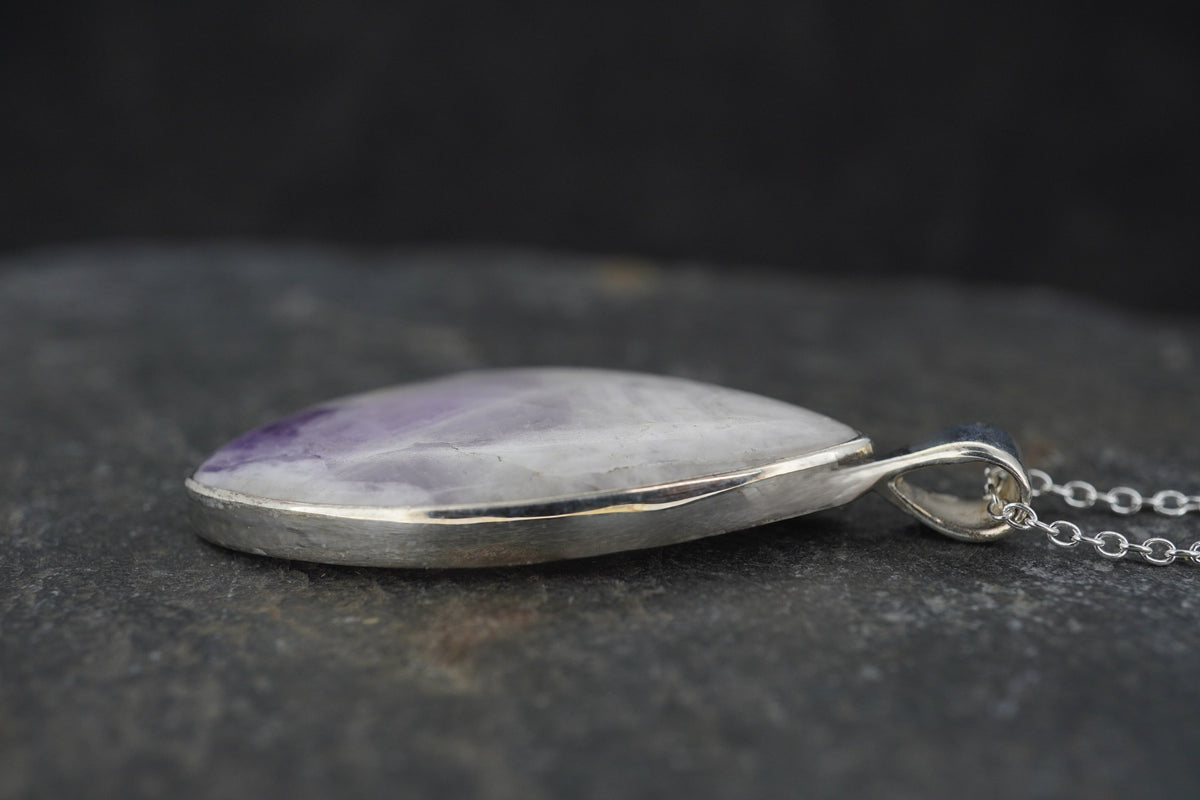 Cornish Amethyst Sterling Silver Pendant