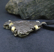 Monster Meteorite Sterling Silver Pendant