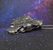 'Star-sung' Colossal Meteorite Sterling Silver Pendant