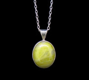 Petite Highland Marble Sterling Silver Pendant