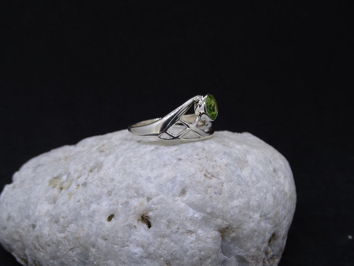 Peridot Sterling Silver  Ring