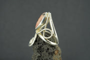 Scottish Isla Rose Sterling Silver Wrap Ring